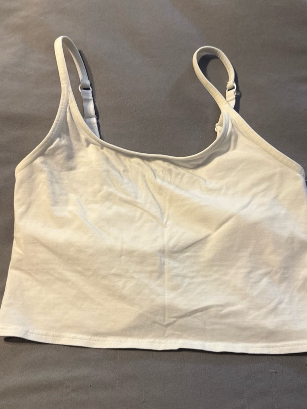 Old Navy White Crop Tank Top